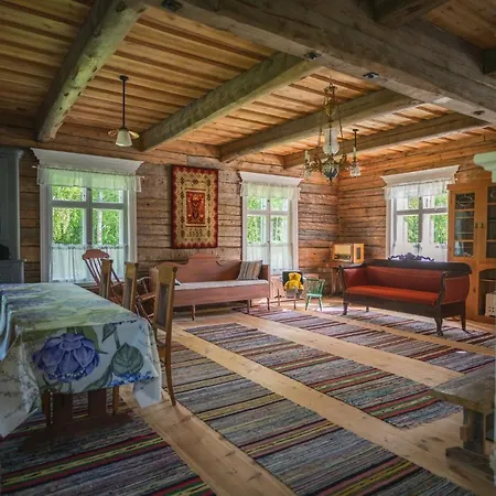 Iisland Pauhu Loghouse And Sauna Under The Starlit Sky Ii