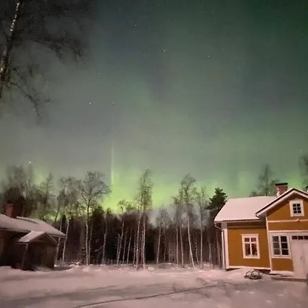 Iisland Pauhu Loghouse And Sauna Under The Starlit Sky Alpehytte Ii