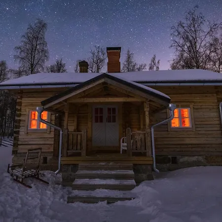 Iisland Pauhu Loghouse And Sauna Under The Starlit Sky * Ii